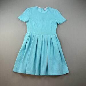 Opening Ceremony Dress Womens Medium Tiffany Blue Apex Babydoll Mini Fit & Flare